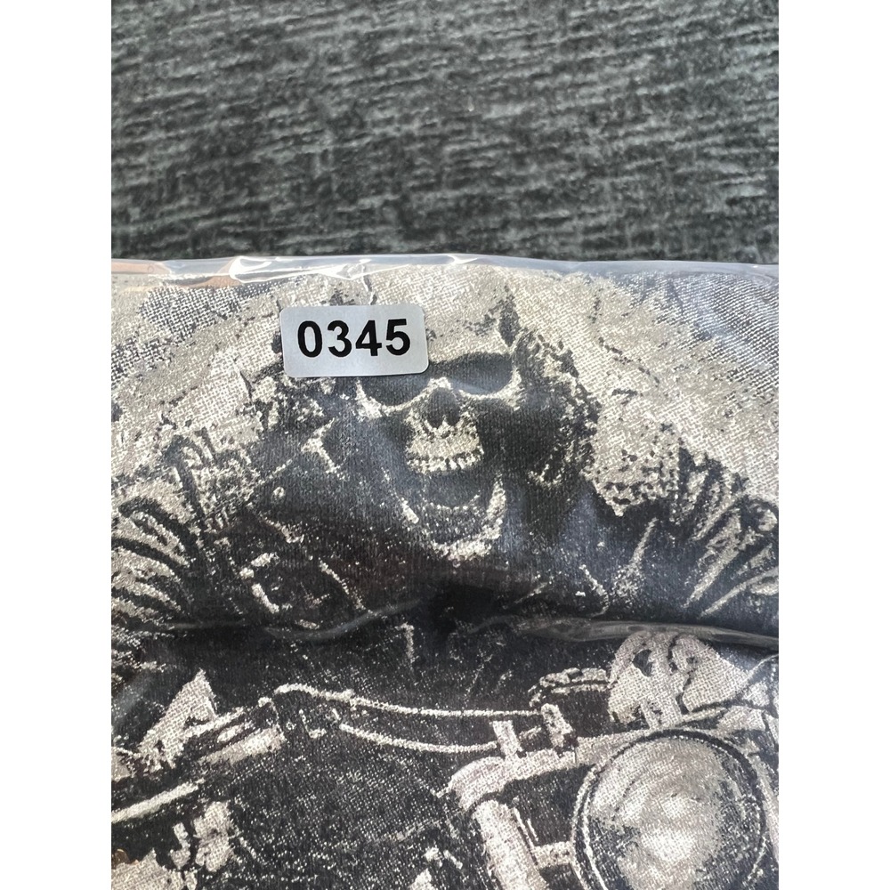 M&O Gold Sturgis Motorcycle Rally T-Shirt Mens L Gray 2025 85th Annual Biker Tee - Picture 6 of 6